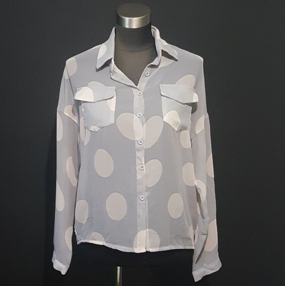 36point5 Sheer Blouse - Picture 1 of 5